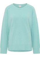 Knitted jumper in mint plain