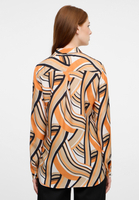 Blouse-chemisier orange imprimé