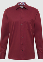 MODERN FIT Cover Shirt in bordeaux vlakte