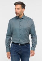 COMFORT FIT Shirt in sage green structured