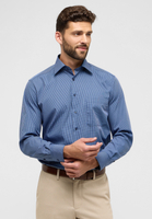 COMFORT FIT Shirt in blue-gray checkered