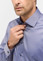 COMFORT FIT Luxury Shirt in staalgrijs vlakte