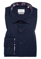 COMFORT FIT Cover Shirt in navy unifarben