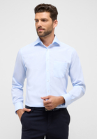 MODERN FIT Chemise bleu clair uni