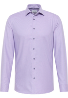 SLIM FIT Shirt in lavender structured