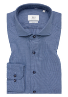 SLIM FIT Shirt in dark blue structured