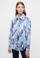 shirt-blouse in indigo printed