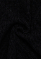 Knitted waistcoat in black plain