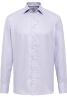 COMFORT FIT Shirt in silver structured