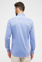 SLIM FIT Shirt in medium blue structured