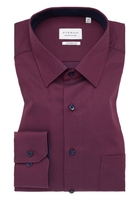 COMFORT FIT Shirt in bordeaux structured