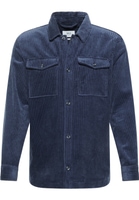 MODERN FIT Shirt in smoke blue plain