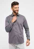 MODERN FIT Shirt in anthracite printed