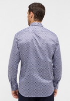 MODERN FIT Shirt in blue printed