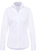 Satin Shirt Blouse in white plain