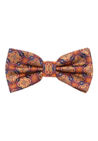 Bowtie in saffron patterned