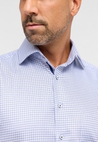 COMFORT FIT Shirt in medium blue checkered