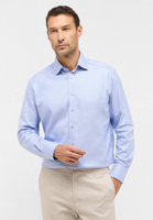 COMFORT FIT Shirt in light blue structured