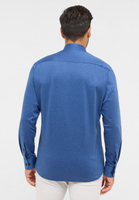 MODERN FIT Jersey Shirt in blauw vlakte