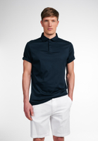 SLIM FIT Jersey Shirt in dark blue plain