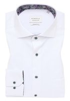 COMFORT FIT Cover Shirt in white plain