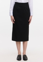 Skirt in black plain