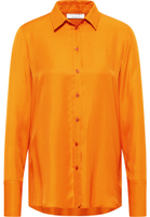 Viscose Shirt Bluse in kupfer unifarben