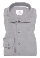 SLIM FIT Shirt in graphite structured