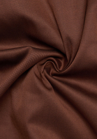MODERN FIT Cover Shirt in dark brown plain