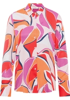 shirt-blouse in fuchsia printed