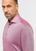 MODERN FIT Performance Shirt in rot strukturiert