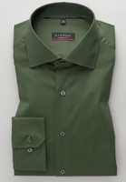 MODERN FIT Performance Shirt in green plain