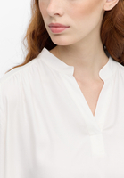 Viscose Shirt Blouse blanc cassé uni