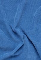 SLIM FIT Overhemd in rookblauw vlakte