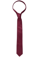 Krawatte in weinrot unifarben