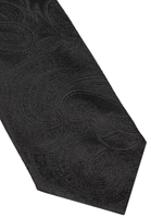 Tie in black patterned