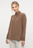 Blouse-chemisier cacao uni