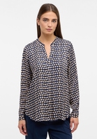 tunic in dark blue printed