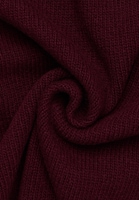 Knitted waistcoat in burgundy plain