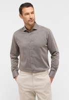 MODERN FIT Chemise cognac structuré