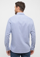 MODERN FIT Shirt in smoke blue checkered