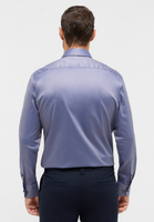 MODERN FIT Luxury Shirt in stahlgrau unifarben