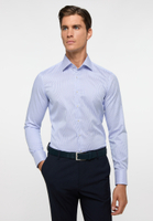 SLIM FIT Shirt in royal blue striped