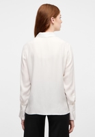 Blouse-chemisier blanc cassé uni