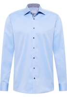 MODERN FIT Cover Shirt in blue plain