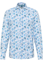 SLIM FIT Shirt in blue printed