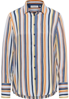 shirt-blouse in honey striped