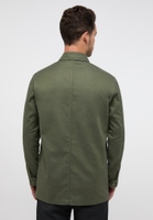 MODERN FIT Overshirt in green plain