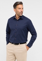 COMFORT FIT Cover Shirt in navy plain