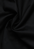 Satin Shirt Bluse in schwarz unifarben